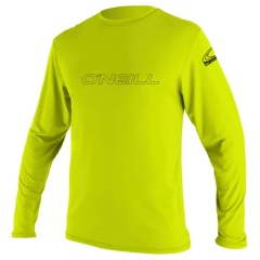 Lycra rashguard Enfant O'Neill manches longues Basic Skins Jaune
