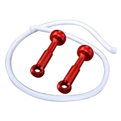 Staffe in acciaio inox Epsealon per il montaggio dei bungees legatura