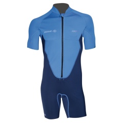 Muta shorty Beuchat Atoll Zip  Uomo - 2 mm - Blu profondo