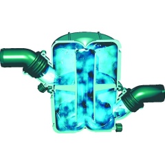 Scarico Vetus Waterlock PNL girevole - Ø 90 mm