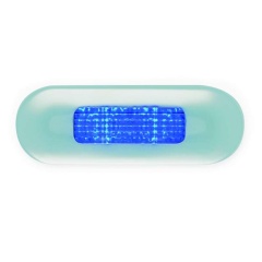 Lampada di passaggio HELLA ovale marina - Blu