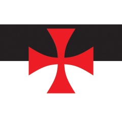 Bandiera barca Decomarine Templare Beaucent 90 x 150