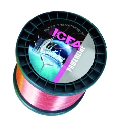 Nylon Powerline IGFA rosa 1000 m