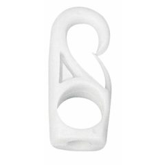 Moschettone in poliammide Nuova Rade bianco 68 mm