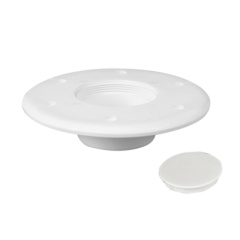 Piastra bassa da incasso in nylonPlastimo 