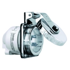 Spina fissa in acciaio inox Plastimo 16 A