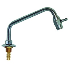 Beccuccio inPlastimo ottone cromato con rubinetto