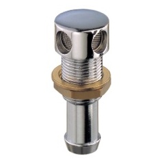 Bocchetta metallica drittaPlastimo 