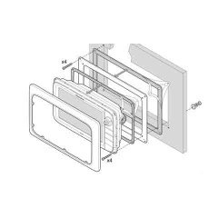 Kit di montaggio ad incasso Raymarine per C120W e E120W
