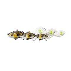Esca per pesci Savage Gear 3D sticklebait Tailspin - 7.3cm 13gr Black silver