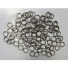 100 Anelli rotti nichelati
