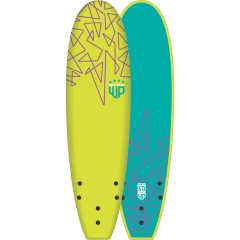 Planche de surf en mousse Wave Power Softy SOFTY Lime/Teal 6'0