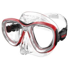 Maschera subacquea Seac Sub Afrodite Clear/Rosso