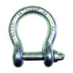 Grillo in grillo zincato certificato con timbratura a lira da 8 a 20 mm