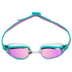 Occhialini nuoto Aquasphere Fastlane - Effetto specchio rosa Titane