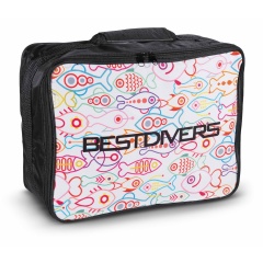 Borsa per erogatore Best Divers rettangolare con pesci