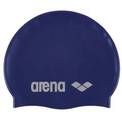 Bonnet de natation Arena Classic Silicone - Denim silver