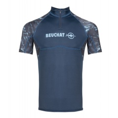 Rashguard Beuchat Atoll Seaweed - Uomo a maniche corte