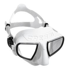 Maschera pesca subacquea Cressi Atom Bianco