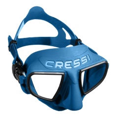 Maschera pesca subacquea Cressi Atom Blu