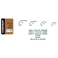 Ami da pesca KAMASAN B100G - Scatola da 25 - H14