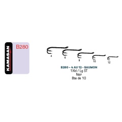 Ami da pesca KAMASAN B280 - Scatola da 10 - H8