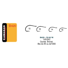 Ami da pesca KAMASAN B420 - Scatola da 25 - H14