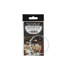 Terminali mosca Devaux con nodi DVX - 3,35 m / 0,12 mm