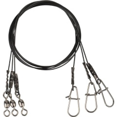 Bas de ligne acier Savage Gear black 7 Trace câblette