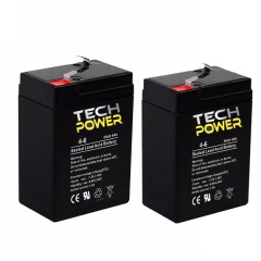 Pack of 2 Batteries 6V Waterproof Tech Power Agm TP6-4 - Anatec priming boats