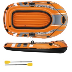 Pacchetto Canotto gonfiabile 1 posto Bestway Kondor 1000