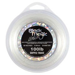 Filo nylon da pesca Shock leader Black Magic Supple Trace - 80LB
