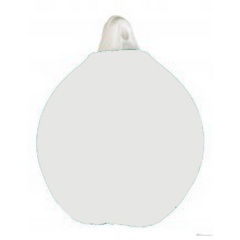 Paio di copriparabordi Fendress singolo spessore A1 29X37 - Bianco