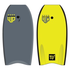 Bodyboard Wave Power Woop Charcoal/Fluro Red 37