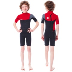 Muta shorty Junior Jobe Boston 2mm - Red - 14 anni