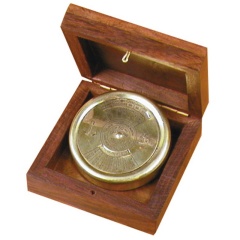 Calendario in ottone Topomarine e la sua scatola