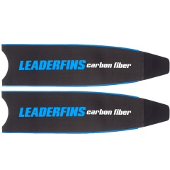 Leaderfins Carbon Pale per pinne - Medium - Blue