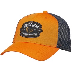 Cappellino Savage Gear Cappellino Trucker arancione con badge