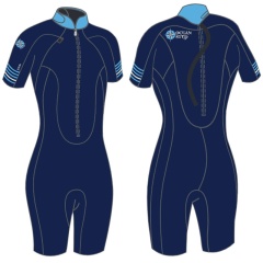 Muta shorty donna marcia acquatica Ocean Step 2/2 | Blu