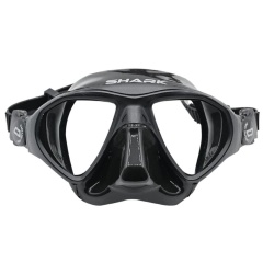 Maschera pesca subacquea Cetma Shark Nero
