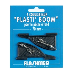 2 cursori Plasti Boom nero 70 mm