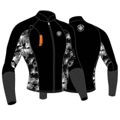 Top néoprène longe cote femme Ocean Step Optimizer 2/2mm Black / White Lotus