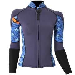 Top néoprène longe cote femme Ocean Step Optimizer 2/2mm Maldives