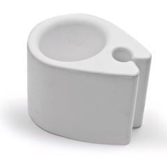 Porta in vetro Ocean su tubo