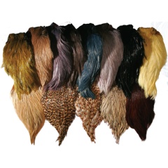 Piume JMC collo indiane Top Grade N°03 Chinchilla 