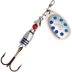 Spinner Suissex puntini blu argento