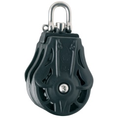 Puleggia a doppia Wichard sfera con grillo girevole girevole