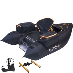 PACK Float tube Devaux Kayak Tube Cap-V 1000 - Noir