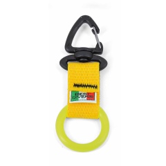 Anello Best Divers con cinturino giallo e clip