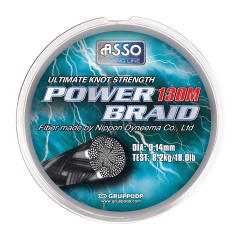 Treccia Asso Power Braid Nero 130 m